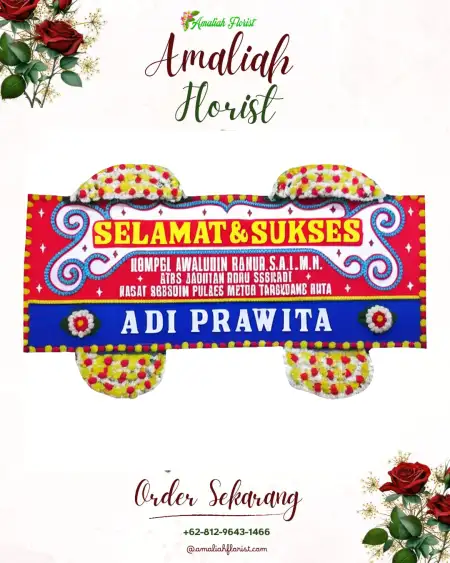 Papan Bunga Ucapan Selamat Tanjunglaya